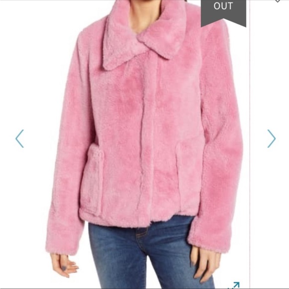 Pink Faux Fur Jacket - Picture 1 of 16